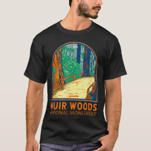 Muir Woods National Monument California Emblem T-Shirt