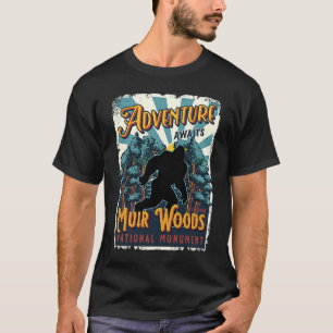 Muir Woods National Monument California Sasquatch T-Shirt