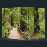 Muir Woods Path II Nature Photography Binder<br><div class="desc">Redwood trees are so beautiful that I had to share yet another photograph from Muir Woods National Monument Here's another view of the lovely boardwalk and surrounding redwood forest. Check out our store for more inspiring photos of redwood trees and the surrounding park. This photo is also featured as the...</div>