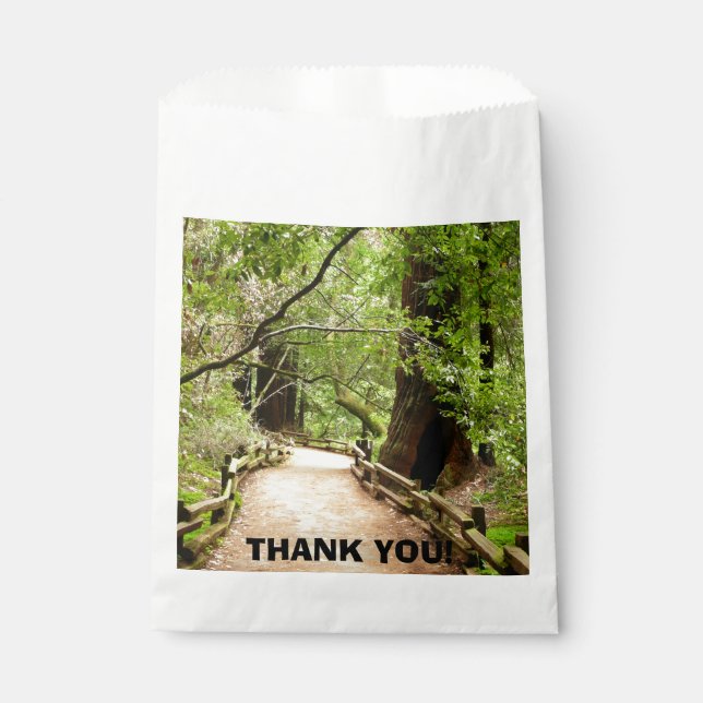 Muir Woods Path II Nature Photography Favour Bag (Front)