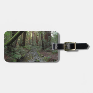 Muir Woods Stream Forest Landscape Luggage Tag