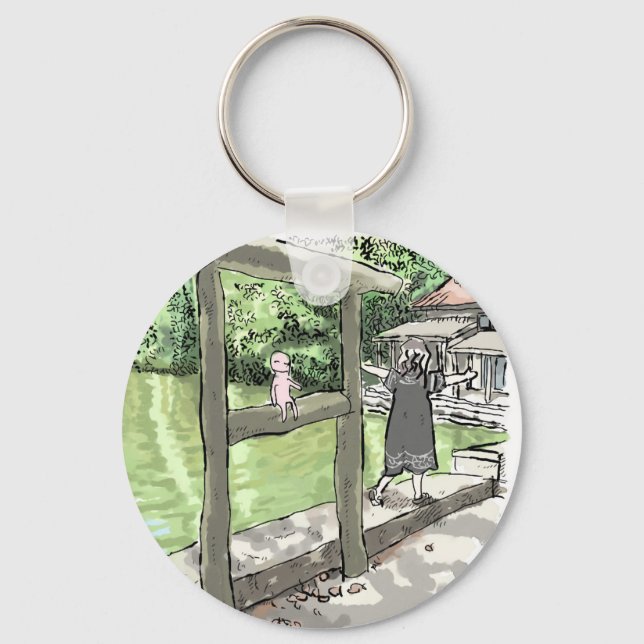 Muji Saire Keychain (Front)