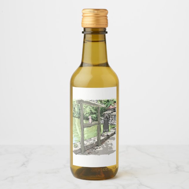 Muji Saire Wine Label (Front)