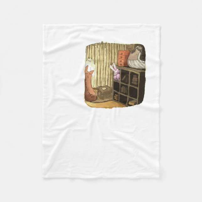 Muji Sakui Fleece Blanket (Front)