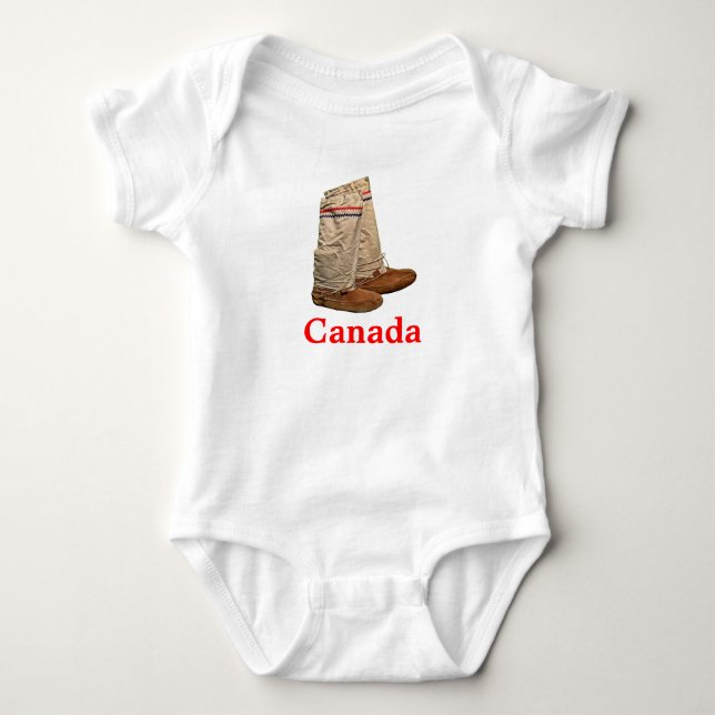 Mukluks Baby Bodysuit (Front)