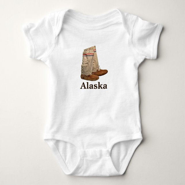 Mukluks Baby Bodysuit (Front)