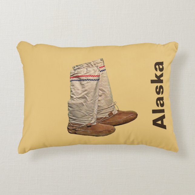 Mukluks Decorative Pillow (Front)