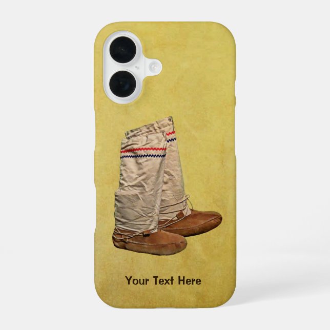 Mukluks iPhone 16 Case (Back)