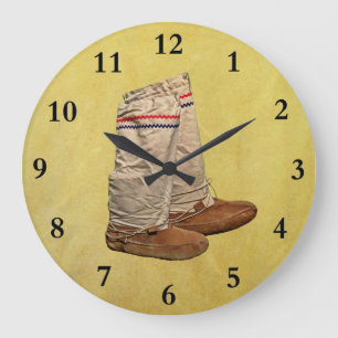Mukluks Large Clock