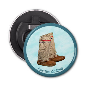 Mukluks On Snow Bottle Opener