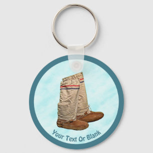 Mukluks On Snow Keychain