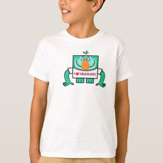 Mukpuddy - "l <3 Muk"  Kids Ringer Shirt