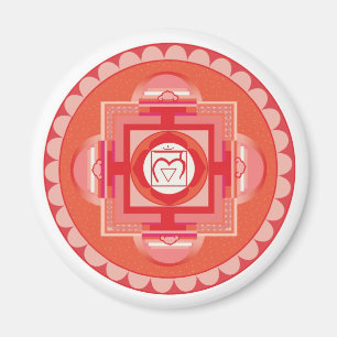 Mūlādhāra Mandala Chakra (Root chakra) Magnet