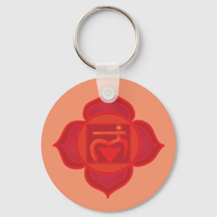 Muladhara or Root Chakra Key Ring