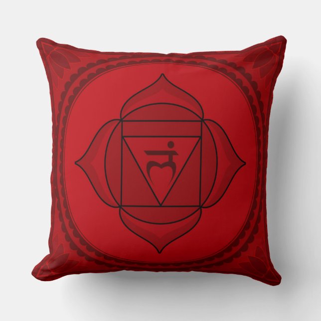 Muladhara or root chakra Pillow (Front)