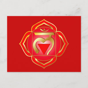 muladhara or root chakra Postcard