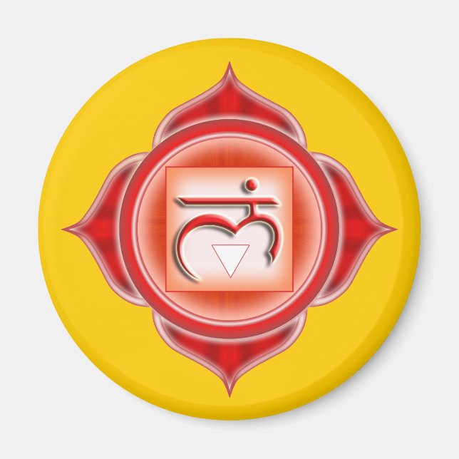 Muladhara or Root the 1st Chakra Magnet (Front)