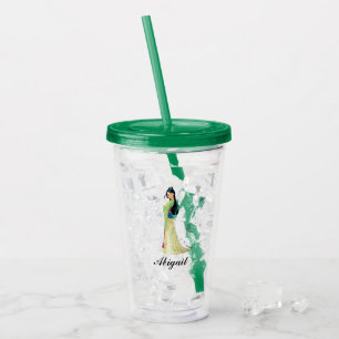 Mulan - Add Your Name Acrylic Tumbler