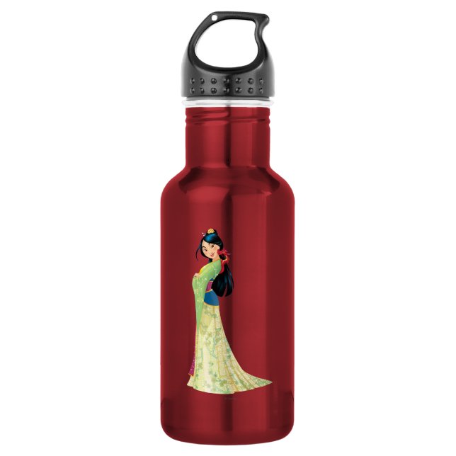 Mulan and Mushu 532 Ml Water Bottle (Front)