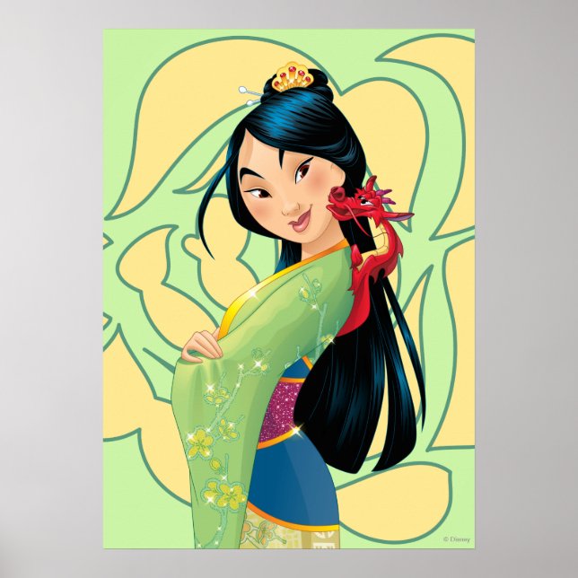 Mulan and Mushu Poster (Front)