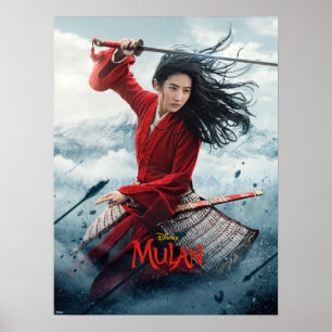 Mulan Battlefield Theatrical Art Poster