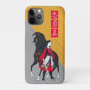 Mulan Beside Black Wind Illustration iPhone 11 Pro Case