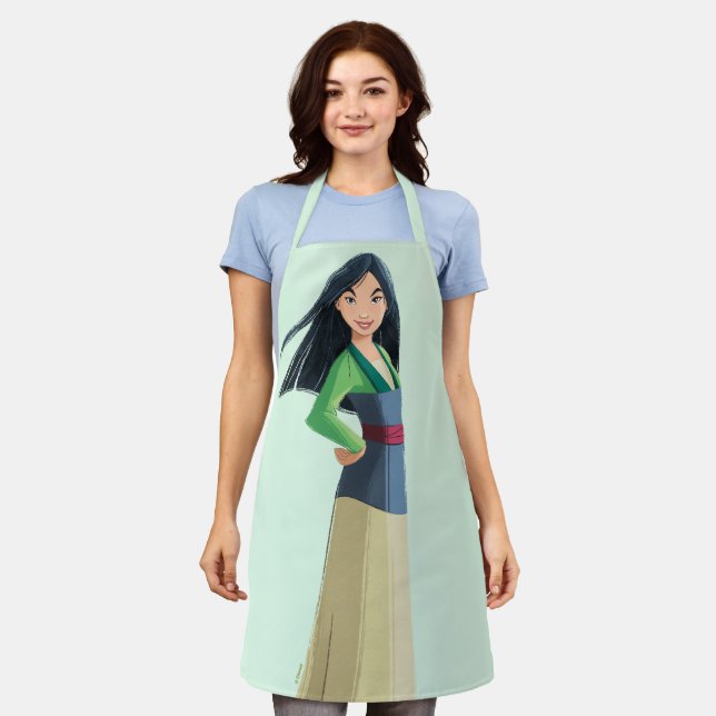 Mulan Courage in Every Step Apron (Worn)