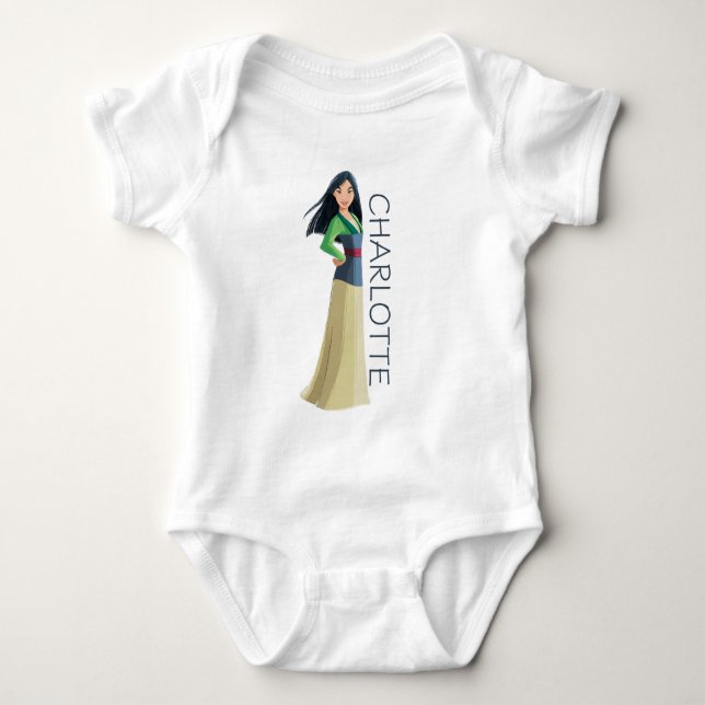 Mulan Courage in Every Step Baby Bodysuit (Front)