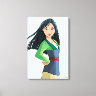 Mulan Courage in Every Step Canvas Print