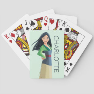Mulan Courage in Every Step Playing Cards