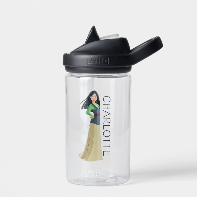 Mulan Courage in Every Step Water Bottle (Left)