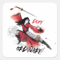 Mulan "Defy Ordinary" Watercolor