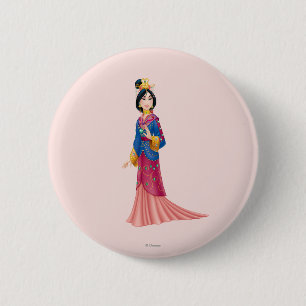 Mulan Dress 2 Inch Round Button