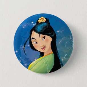 Mulan   Fearless Dreamer 2 Inch Round Button
