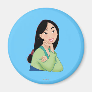 Mulan Headshot Magnet