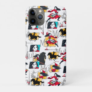 Mulan Illustrated Panels Pattern iPhone 11 Pro Case