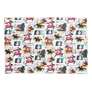 Mulan Illustrated Panels Pattern Pillowcase