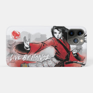 Mulan "Live By Honor" Watercolor iPhone 11 Pro Case