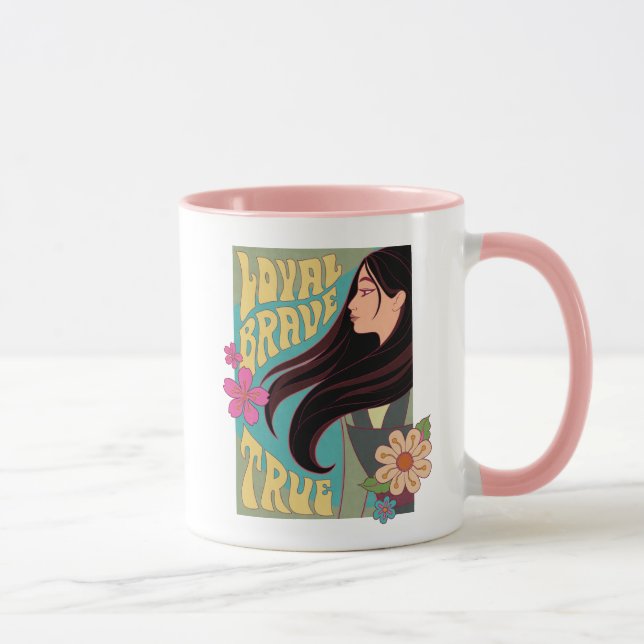 Mulan | Loyal Brave True Mug (Right)