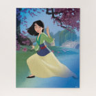 Mulan Practicing in her Garden