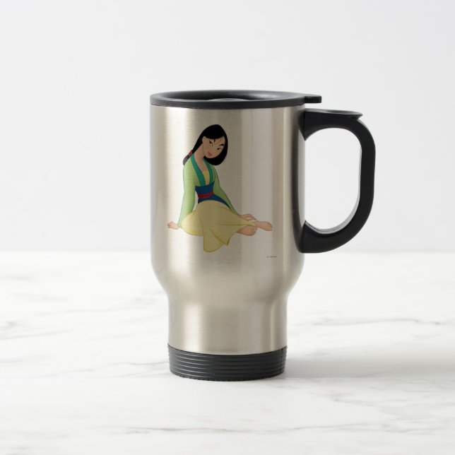 Mulan Sitting Travel Mug (Right)