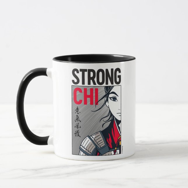 Mulan "Strong Chi" Illustration Mug (Left)