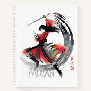 Mulan Sword Art Watercolor Notebook