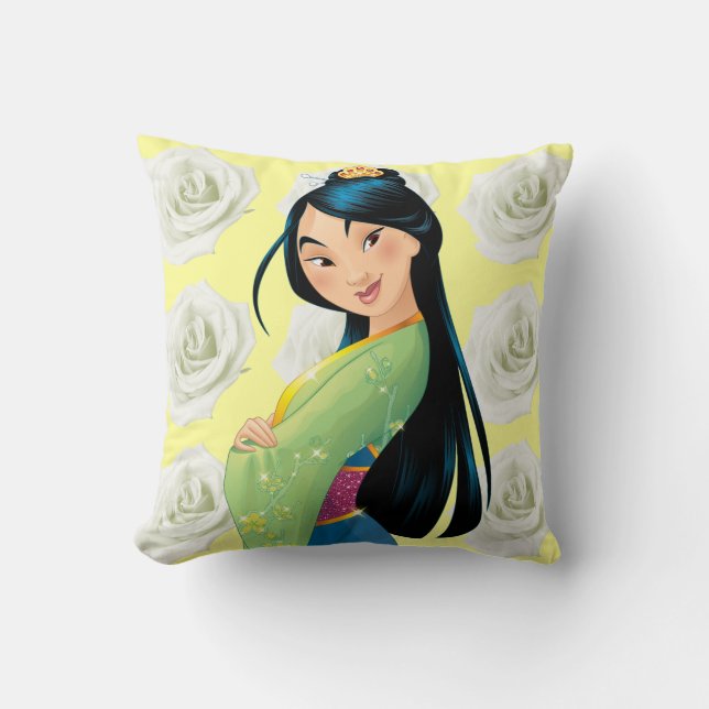 Mulan Throw Pillow (Front)