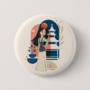 Mulan True to Myself 2 Inch Round Button