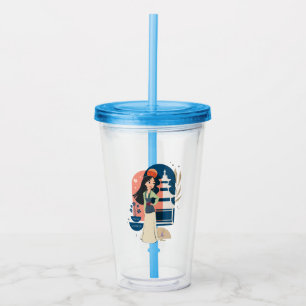 Mulan True to Myself Acrylic Tumbler