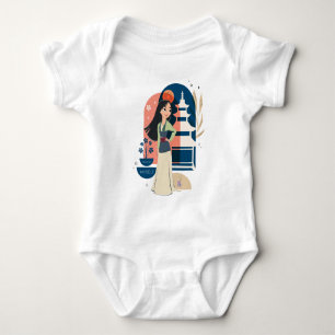 Mulan True to Myself Baby Bodysuit