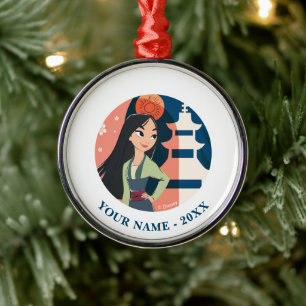 Mulan True to Myself Metal Ornament