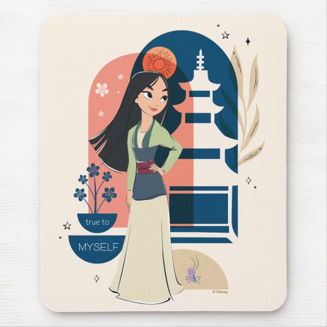 Mulan True to Myself Mouse Pad (Front)