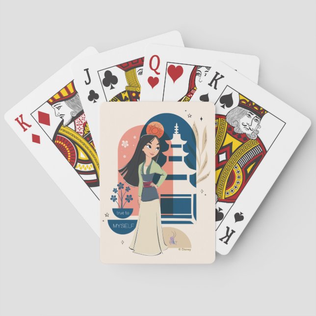 Mulan True to Myself Playing Cards (Back)